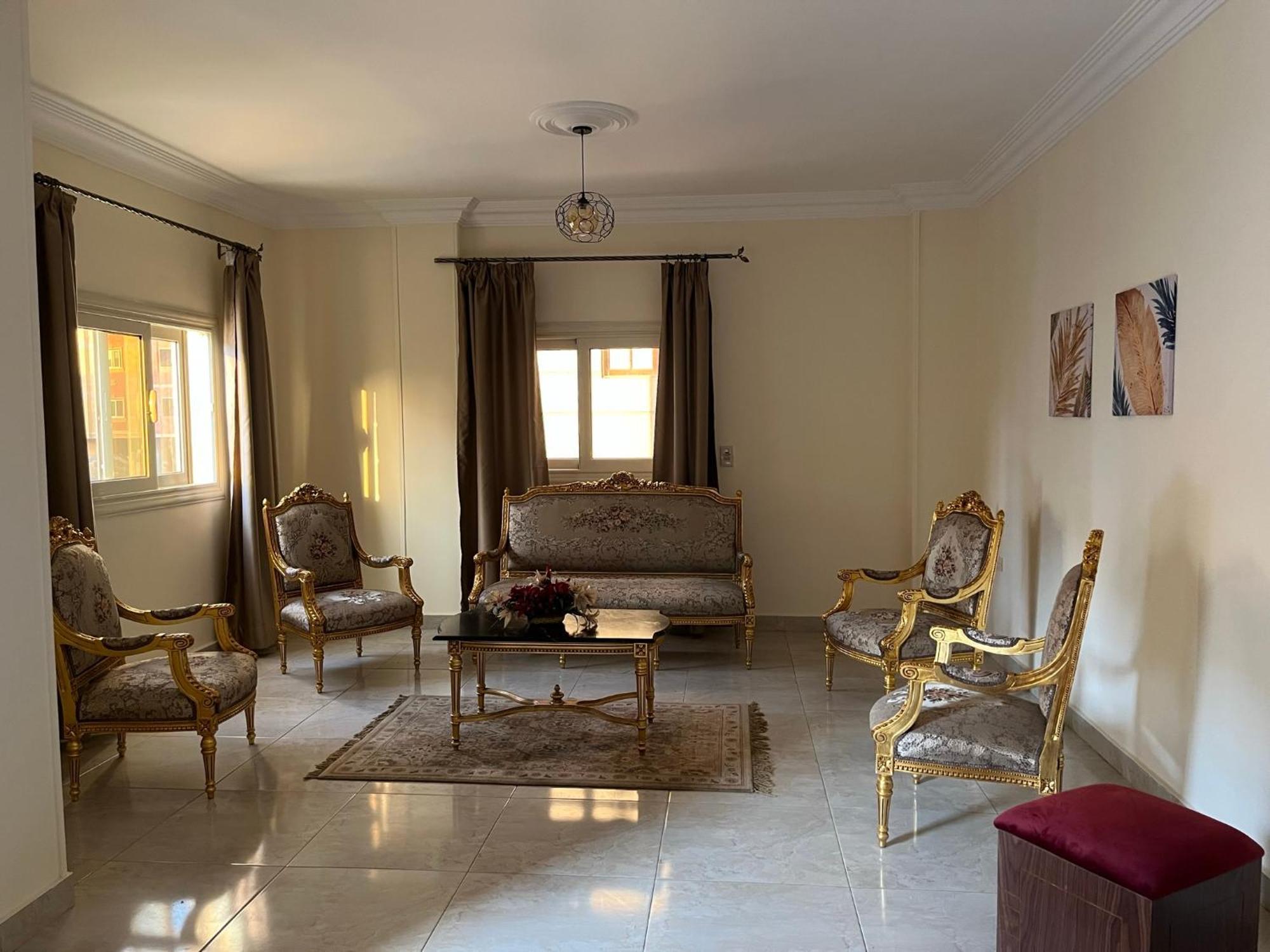 Charming With Balcony Cairo